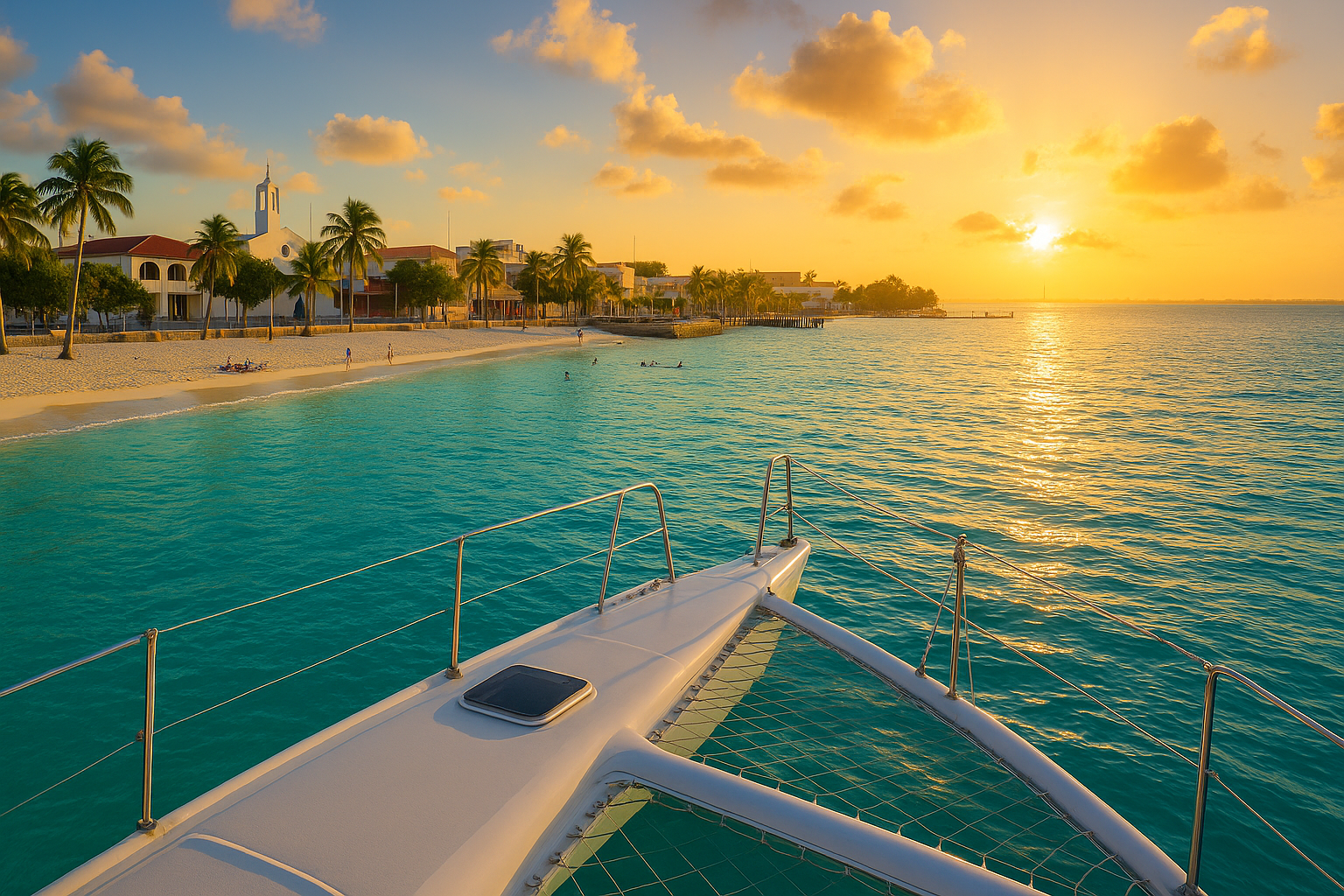 Isla Mujeres sunset cruise: Playa Norte evening guide