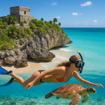 Tulum turtle tour at Tulum ruins and Akumal Beach