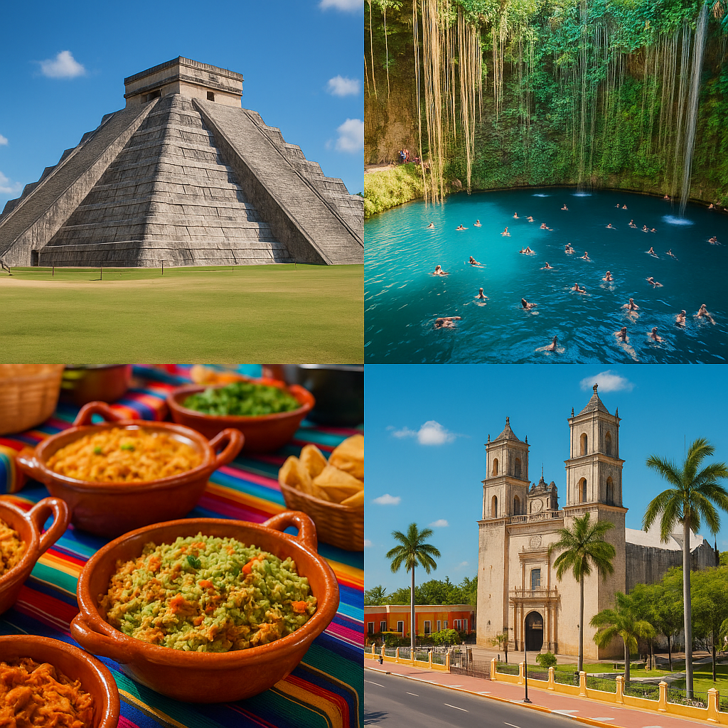 Chichen Itza deluxe tour: Ruins, Ik Kil Cenote, Valladolid and Buffet