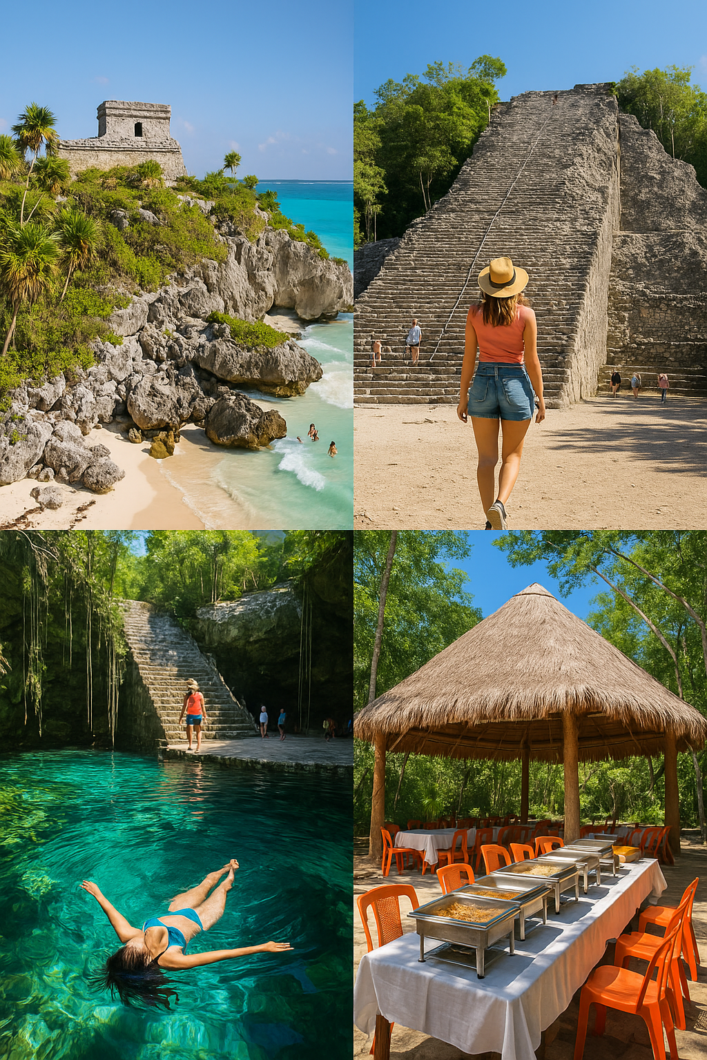 Tulum Coba cenote tour: Ruins, Swimming and Day Trip Itinerary