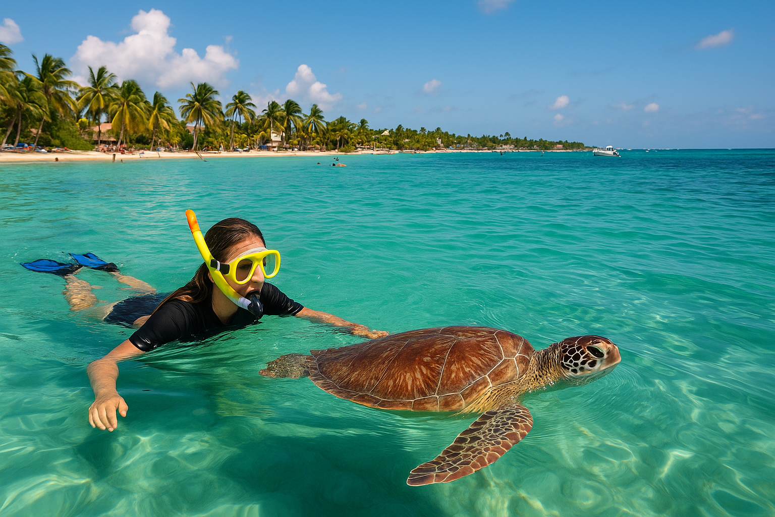 Akumal turtle tour: Turtle Adventure Snorkeling from Cancun