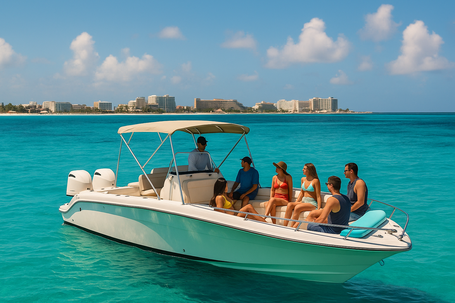 Naveris Cancun: Premium Private Boat Experience for Up to 8