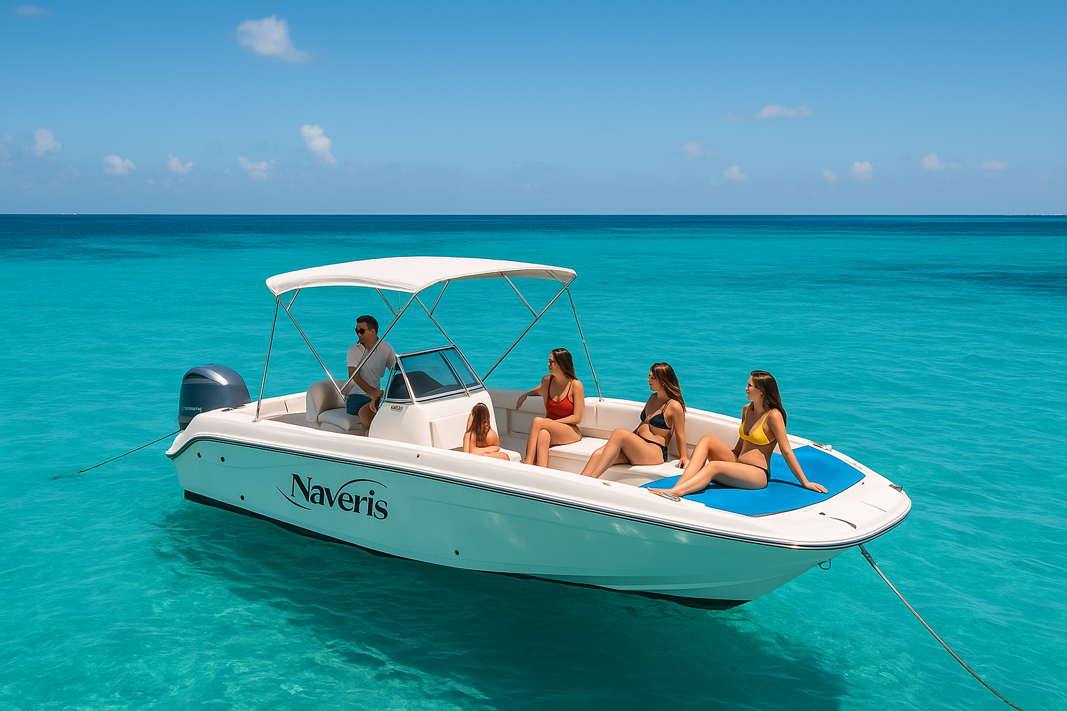 Cancun Naveris boat tour: Small Boat Guide