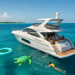 Representative image of Cancun private luxury yacht charter near Isla Mujeres